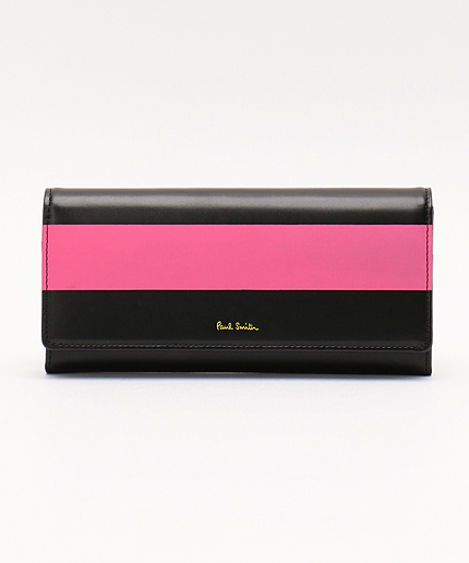 ペイントストライプ 長財布