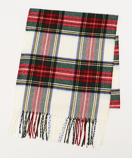 オータムチェックストール