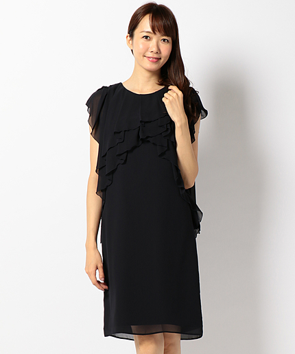 クレープシフォン ワンピース