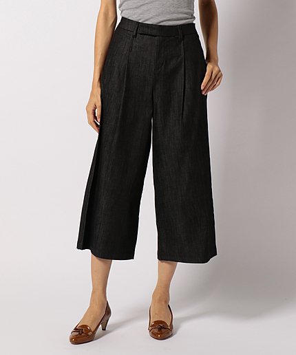 デニムガウチョパンツ