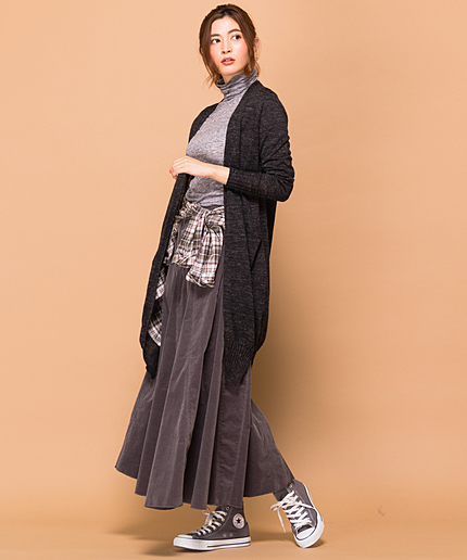 LINENMIXWOOL ニットカーディガン