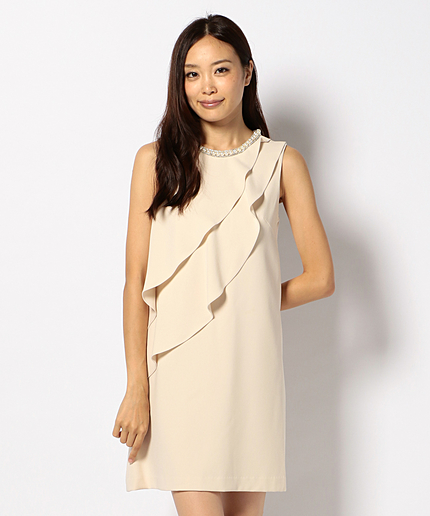 フリルフレアーワンピース