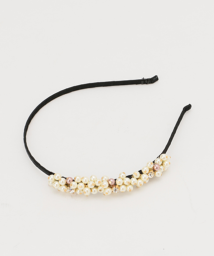 パールデザインカチューシャ