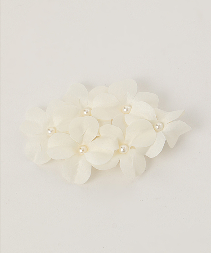 パールフラワーバレッタ