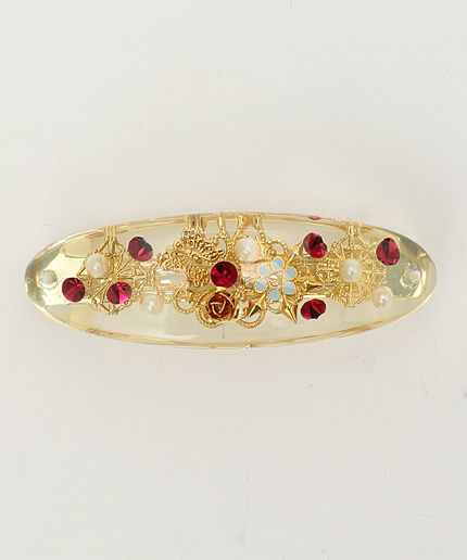 クリアスノーフレイク バレッタ