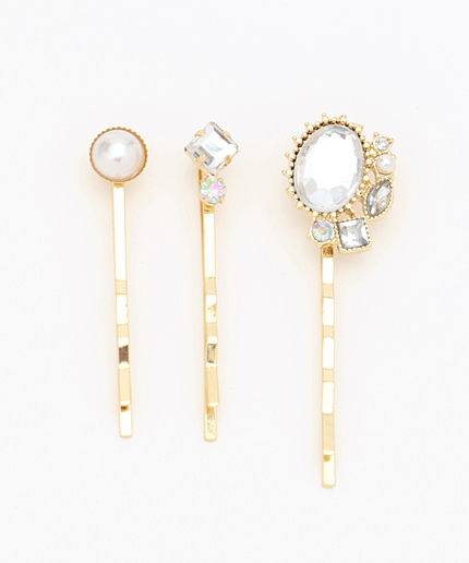 ストーンヘアピンセットー391