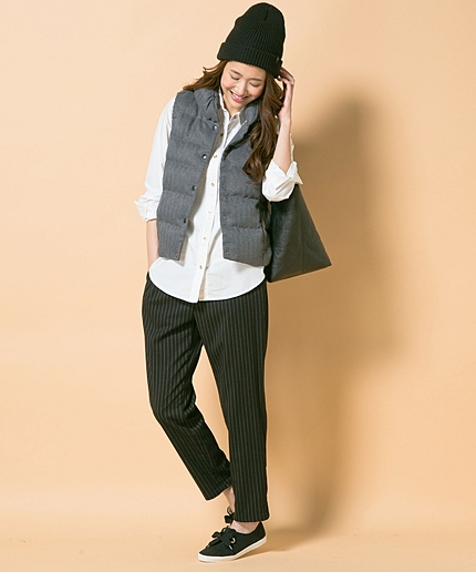 ('15秋)ツイード ダウンベスト