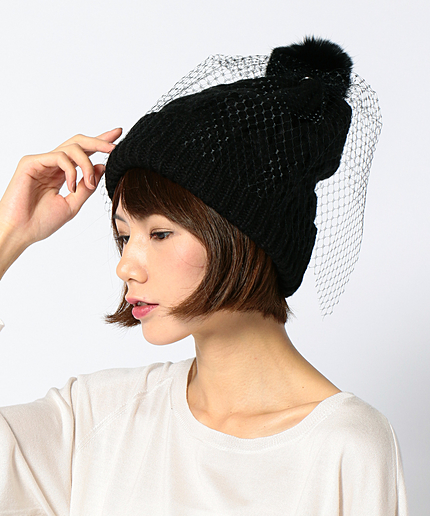 ポンポンチュールワッチ ニット帽