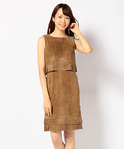 シープスウェードワンピース