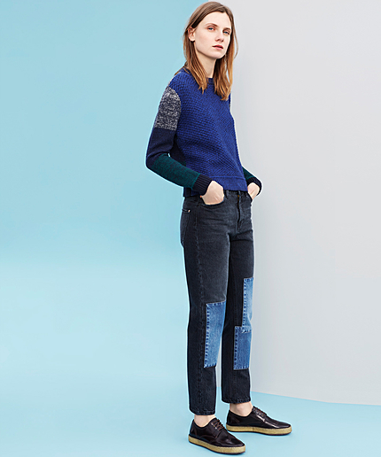 パッチワークデニム パンツ(Paul by Paul Smith)