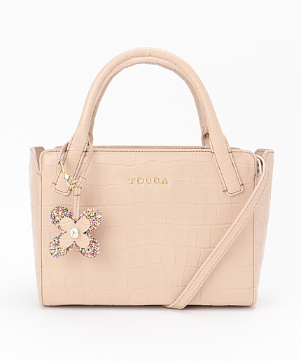 【WEB限定カラー有】TEMPO＿CROCO＿MINI ハンドバッグ