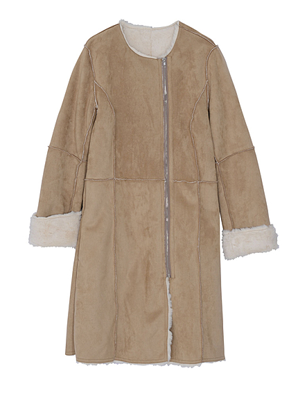 フェイクムートンコート【2015冬新作】