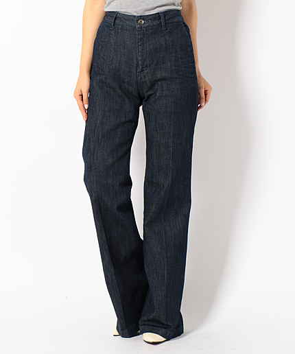 デニムフレアパンツ