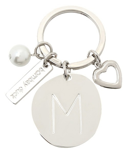 ラッキーチャームアルファベットキーリング