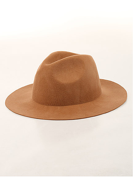 ウール中折れハット