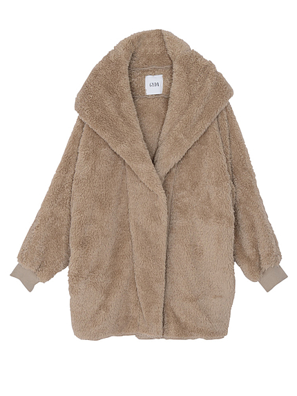 フードボアコート