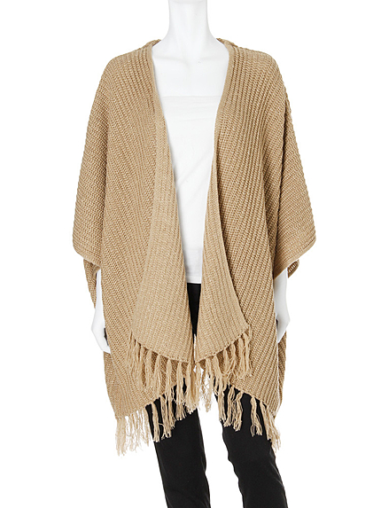 【DUO】 フリンジニットガウン