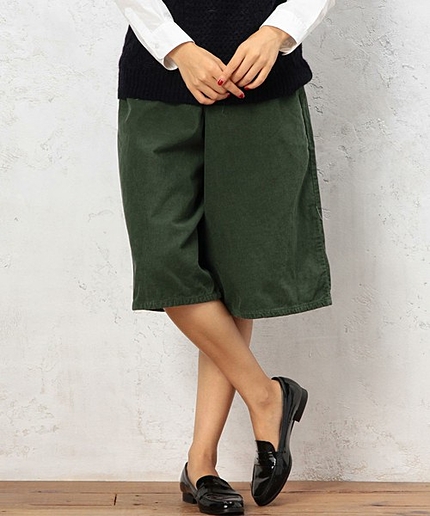 ■■■［LEE（リー）×GLR別注］ C/Pu CORDガウチョパンツ