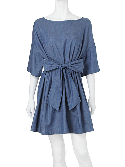 【DUO】 BIGリボン付ワンピース