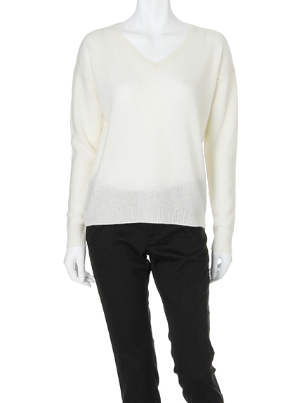 【DUO】 カシミヤVネックニット