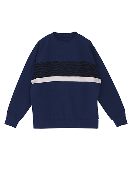 PANEL BORDERトレーナー