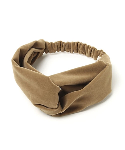 ベロアクロスヘアバンド