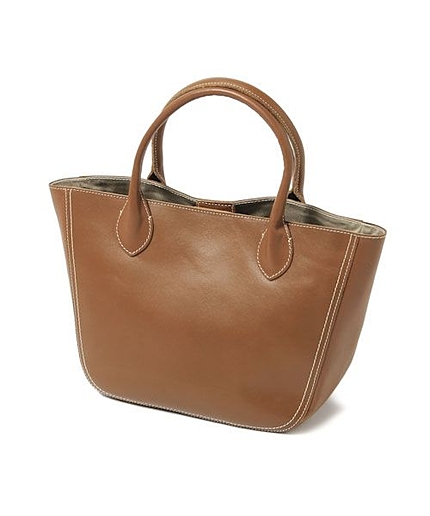 レザーステッチトートバッグ