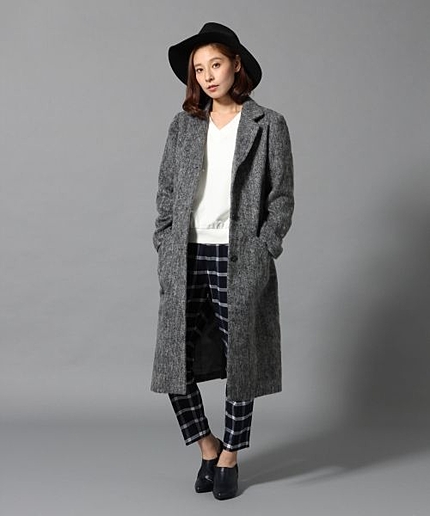 【WEB限定アイテム】シャギーロングチェスターコート