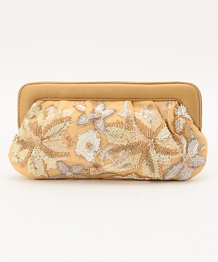 フラワースパングルクラッチ