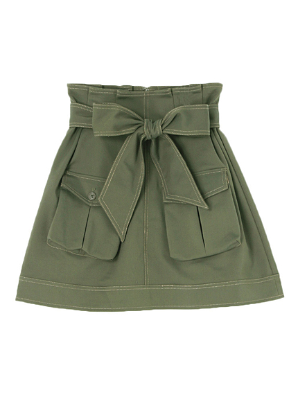 【dazzlin】ミリタリータックスカート