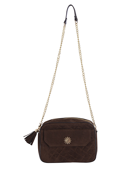 ベロアキルティングBAG