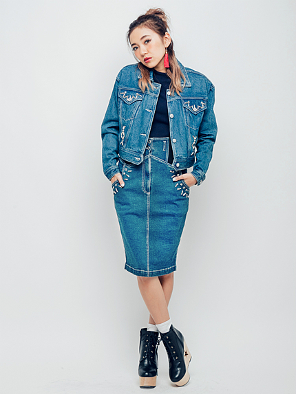 ヴィンテージハイウエストスタッズSK