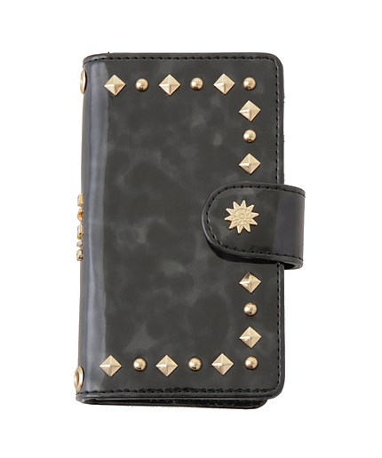 べっこうスタッズ付iphoneケース