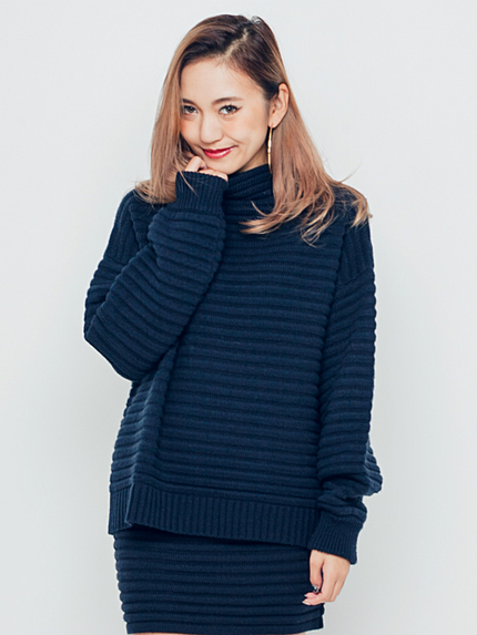 ルーズタックニットPO