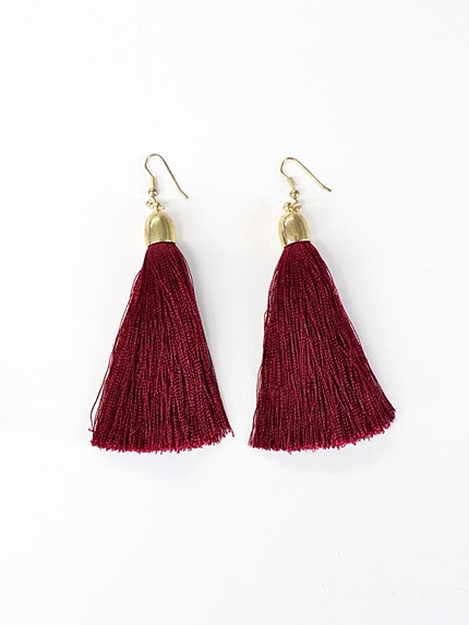 カラータッセルピアス