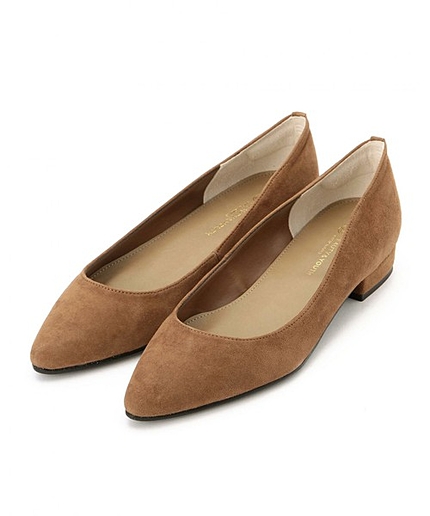 BY スウェードポインテッドトゥパンプス 2.0