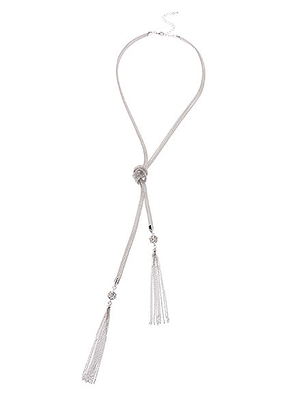 タッセル付ラリエット