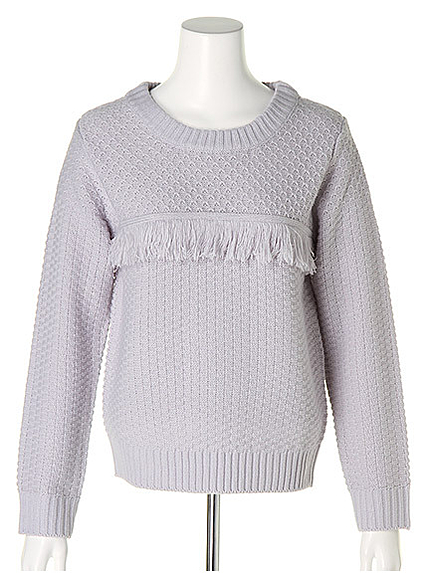 フリンジニットTOPS