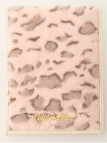 ふわふわレオパ柄ミラー