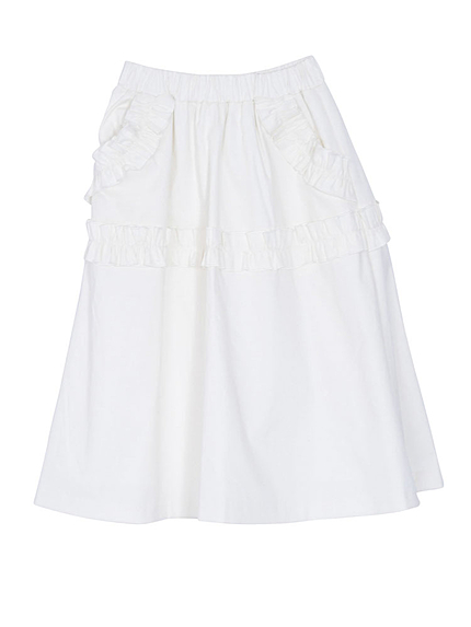フリルフリルスカート
