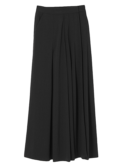 イレギュラープリーツワイドパンツ