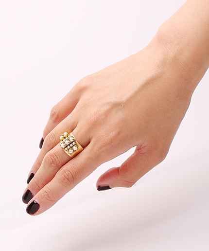 パール付リング