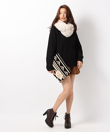 ベーシックバルキーニット