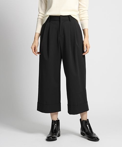 ＳツイルＷワイドクロップドパンツ