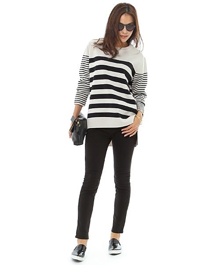 【CLASSY12月号掲載】ブラックスキニーパンツ