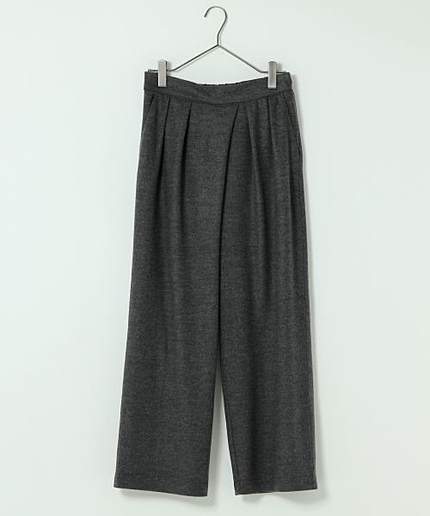 【新作入荷】[ADVANCE LINE]ウールジャージワイドパンツ