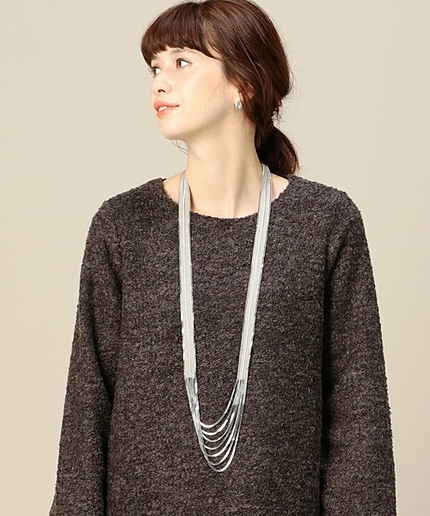 BY MARIE LAURE CHAMOREL チェーンロングネックレス