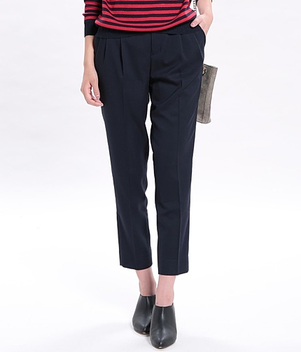 2タッククロップドパンツ