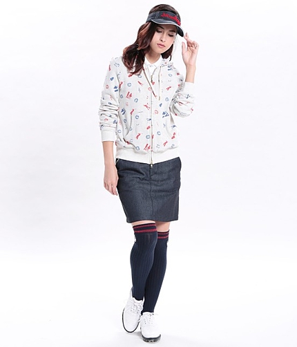 70’Sアフロ柄プリントパーカー