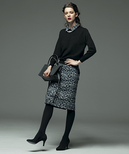 TOURNIERファンシーツイードU スカート